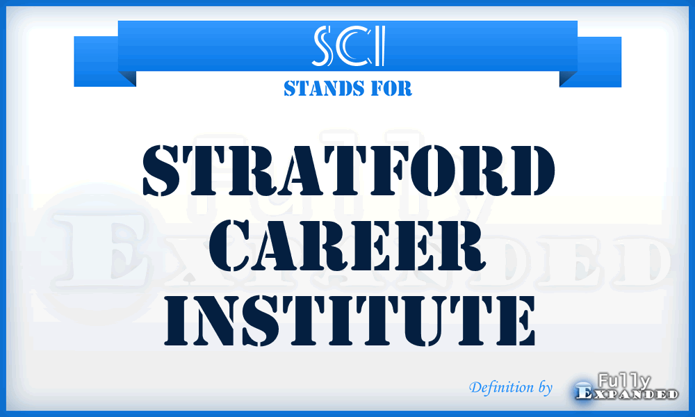 SCI - Stratford Career Institute