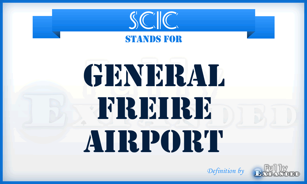 SCIC - General Freire airport