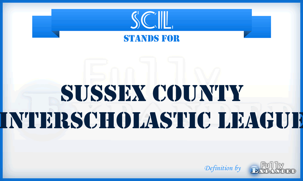 SCIL - Sussex County Interscholastic League