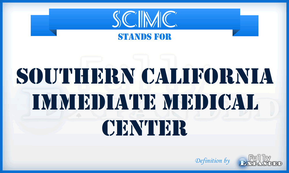 SCIMC - Southern California Immediate Medical Center