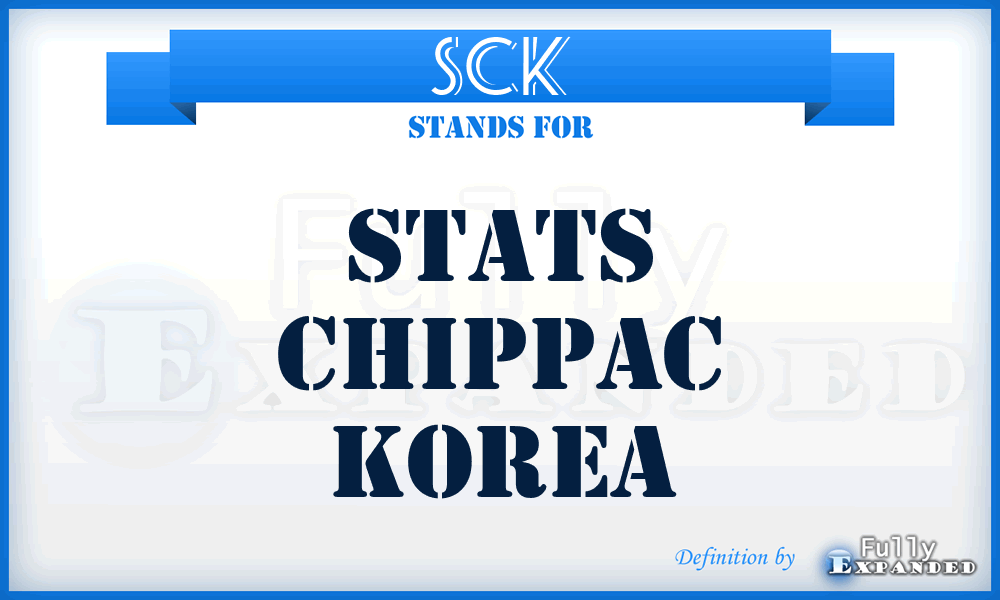 SCK - STATS ChipPAC Korea