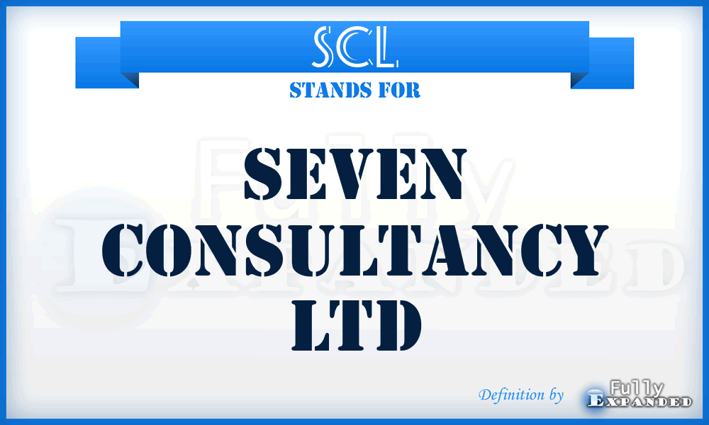 SCL - Seven Consultancy Ltd