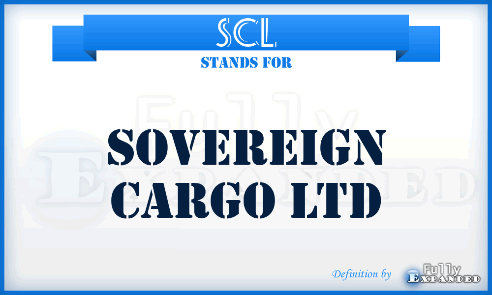 SCL - Sovereign Cargo Ltd