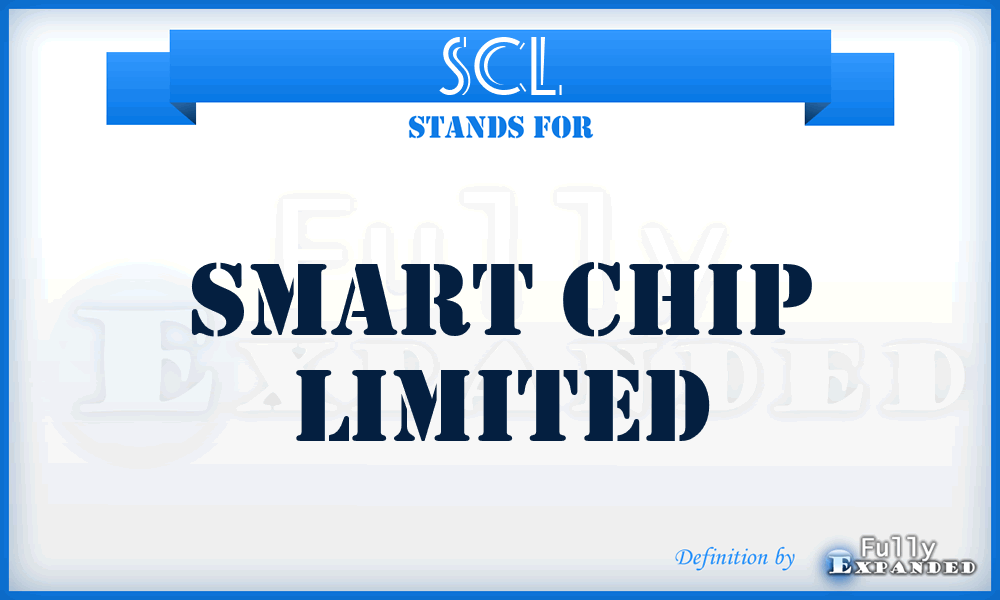 SCL - Smart Chip Limited