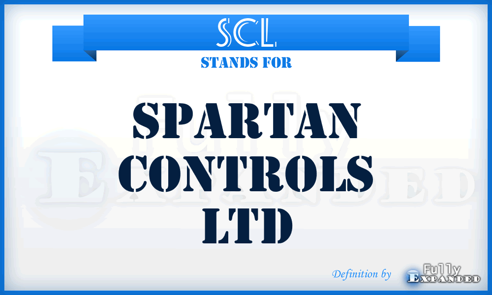 SCL - Spartan Controls Ltd