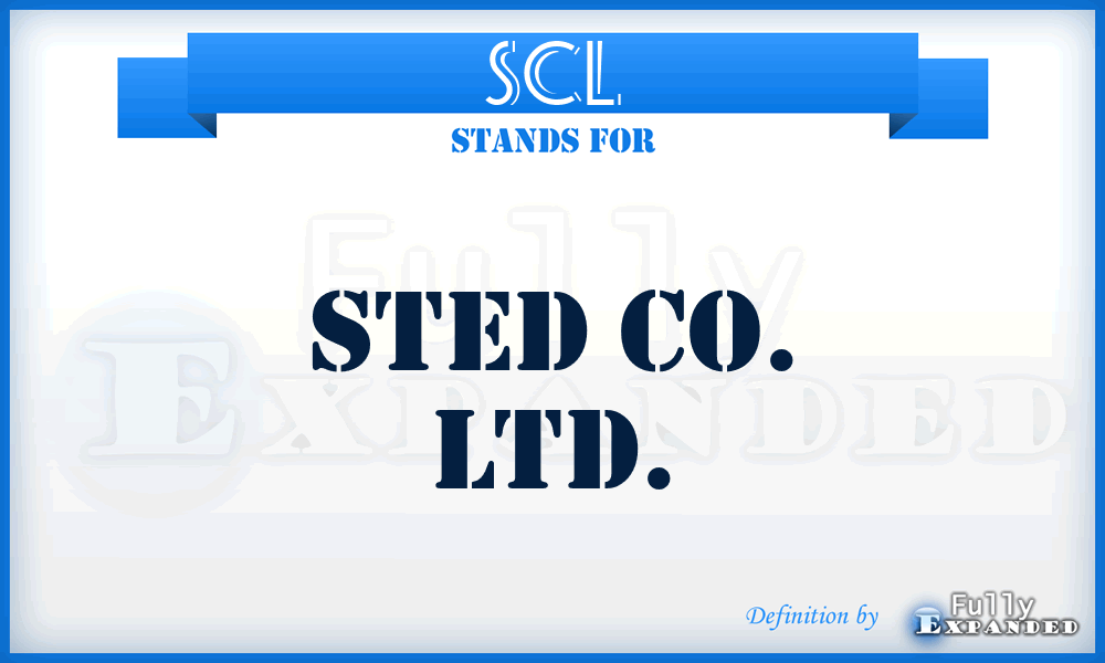 SCL - Sted Co. Ltd.