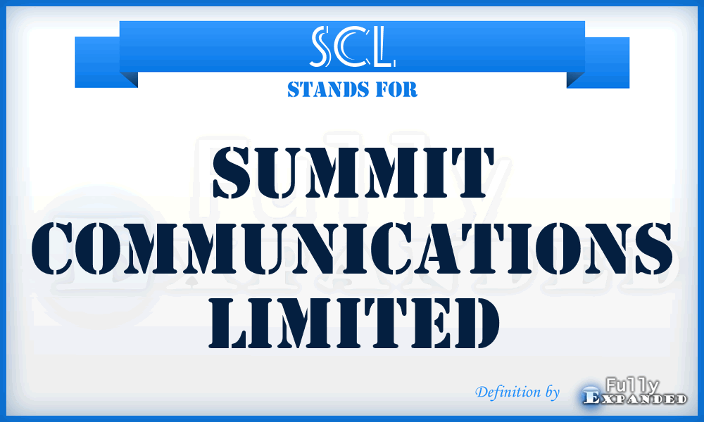 SCL - Summit Communications Limited