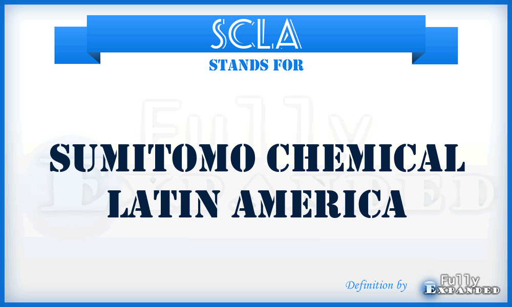 SCLA - Sumitomo Chemical Latin America