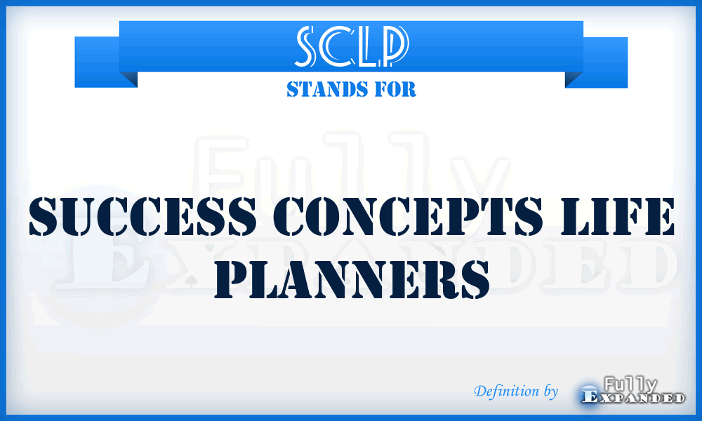 SCLP - Success Concepts Life Planners