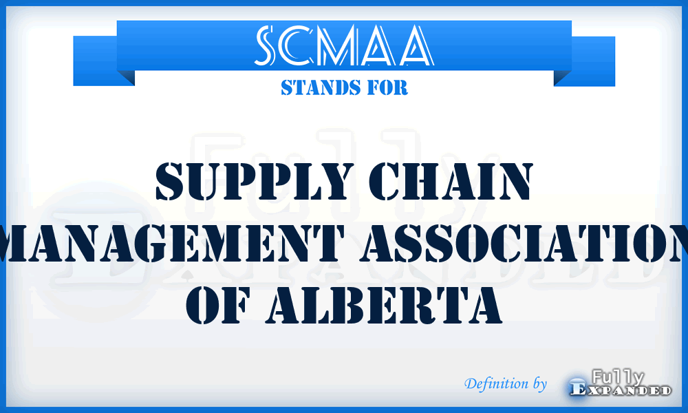 SCMAA - Supply Chain Management Association of Alberta
