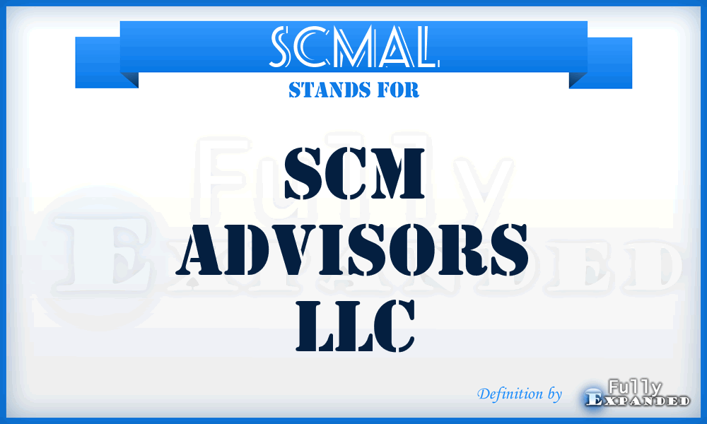 SCMAL - SCM Advisors LLC