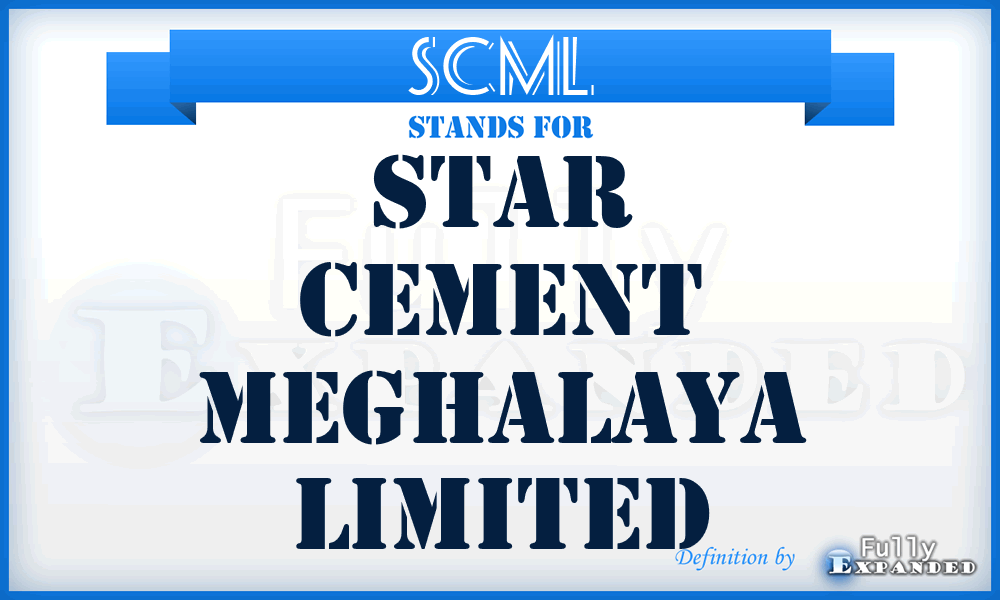 SCML - Star Cement Meghalaya Limited
