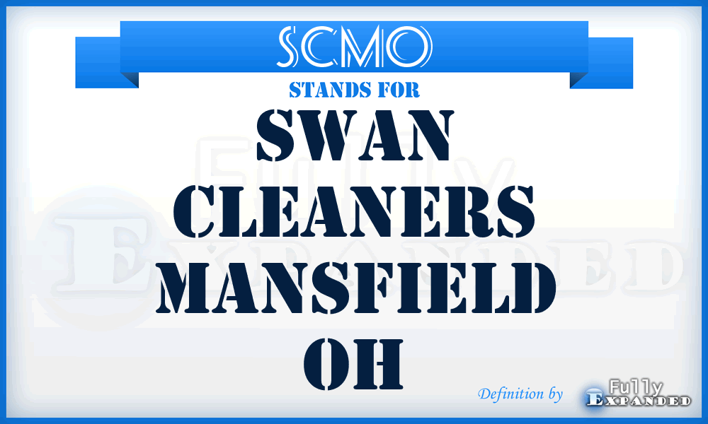 SCMO - Swan Cleaners Mansfield Oh