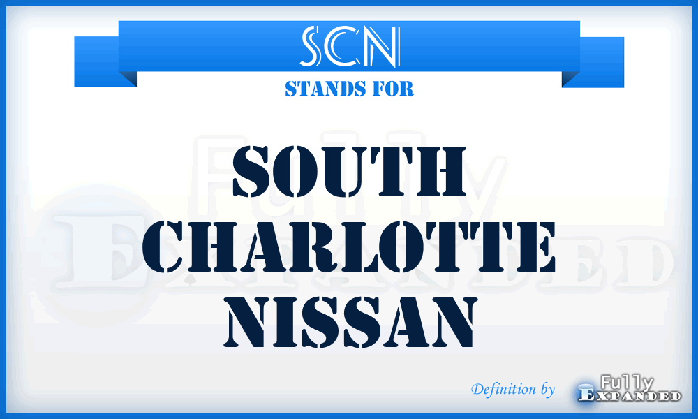 SCN - South Charlotte Nissan