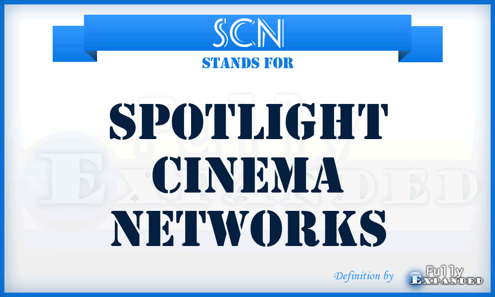SCN - Spotlight Cinema Networks