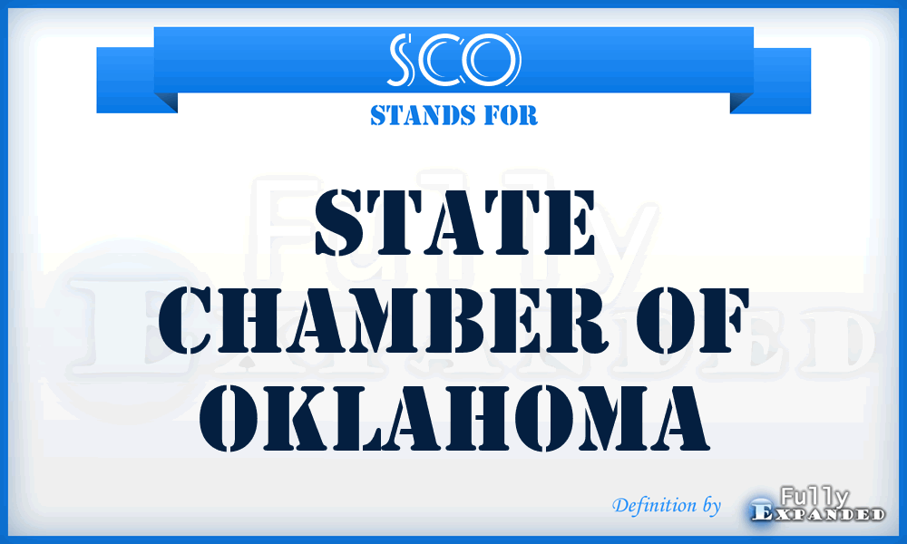 SCO - State Chamber of Oklahoma