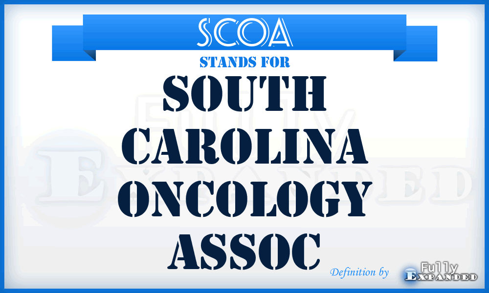 SCOA - South Carolina Oncology Assoc