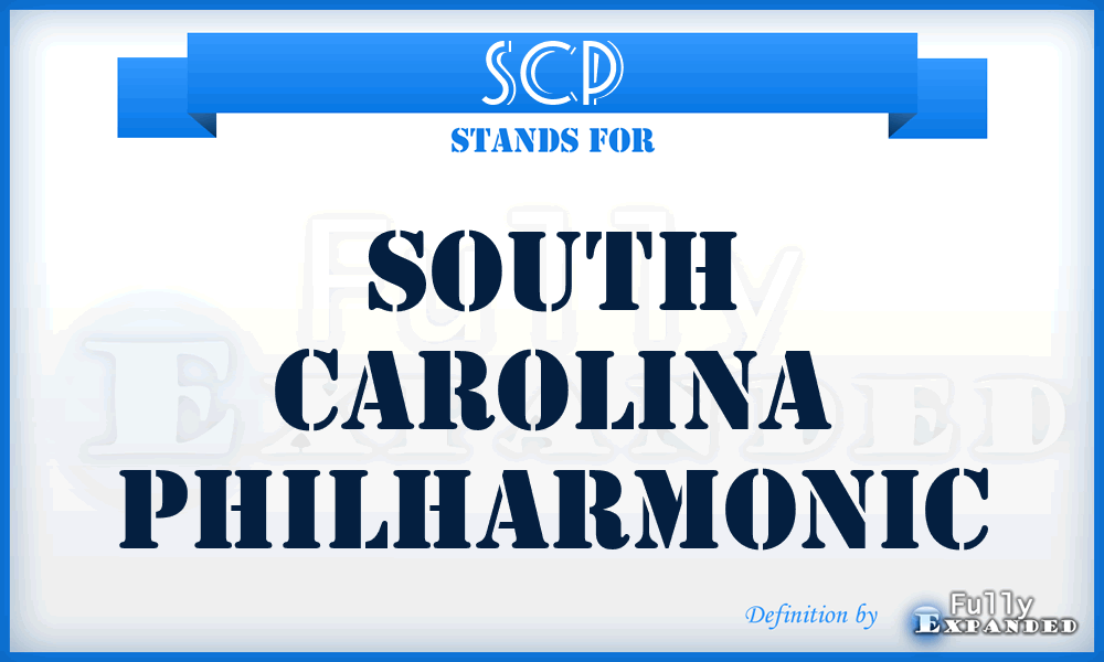 SCP - South Carolina Philharmonic