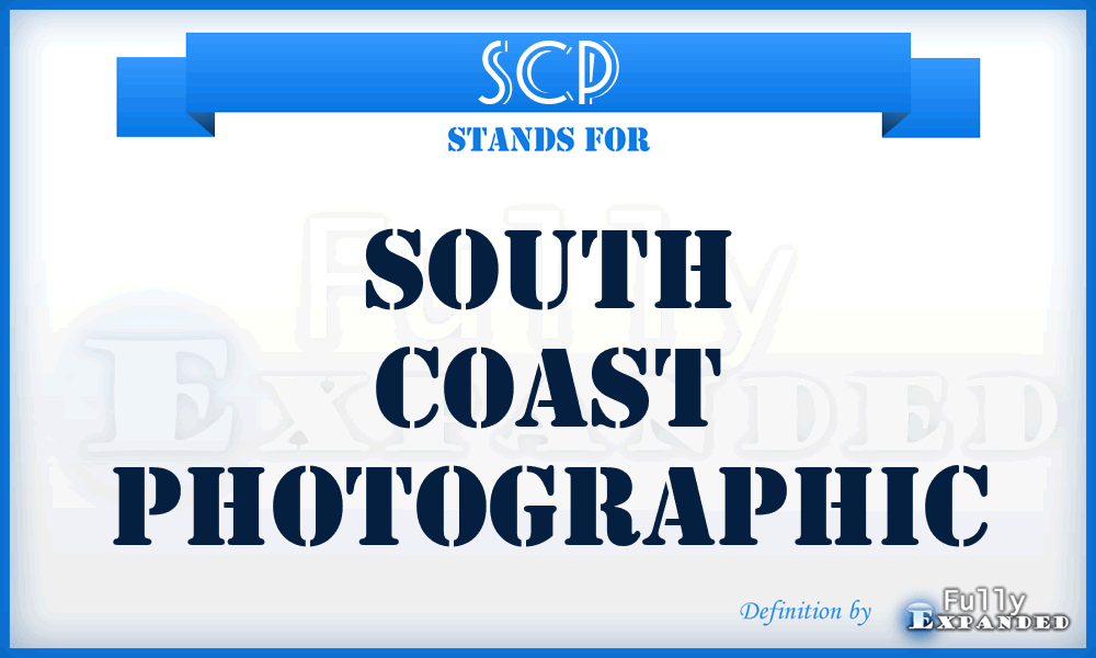 SCP - South Coast Photographic