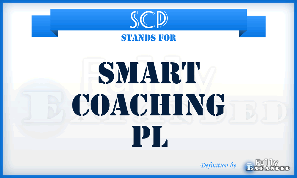SCP - Smart Coaching Pl