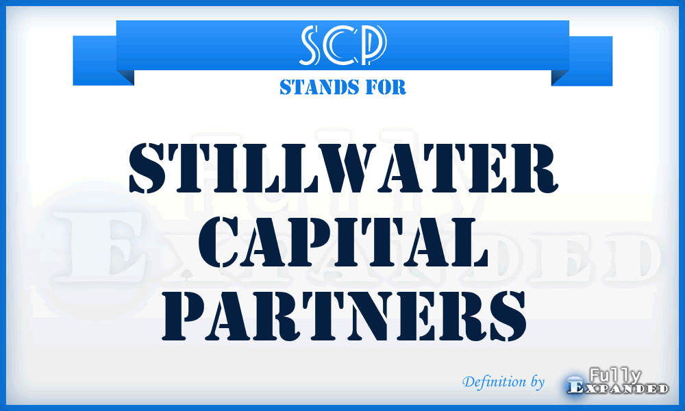 SCP - Stillwater Capital Partners