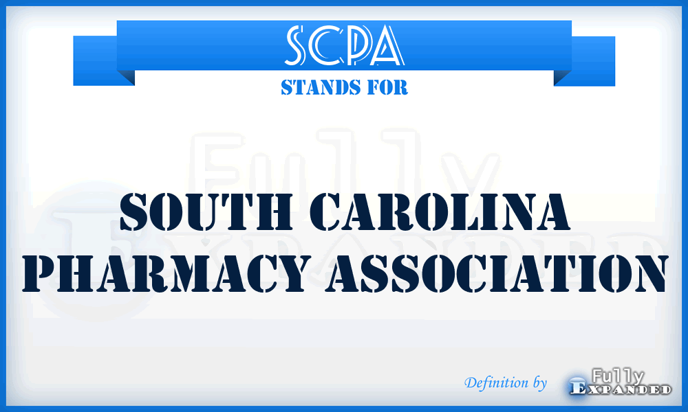 SCPA - South Carolina Pharmacy Association
