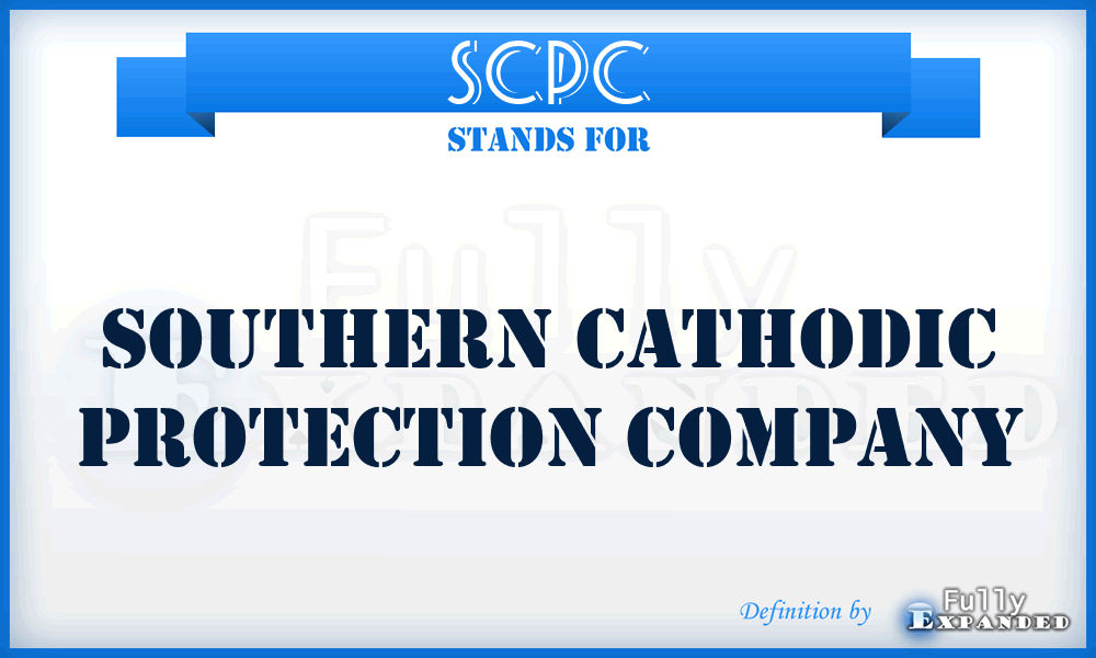 SCPC - Southern Cathodic Protection Company