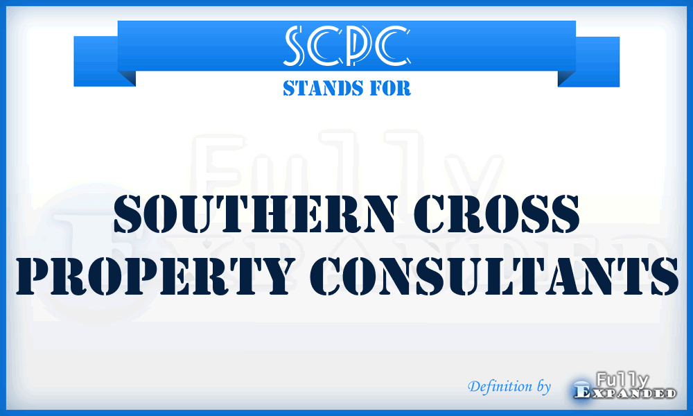 SCPC - Southern Cross Property Consultants