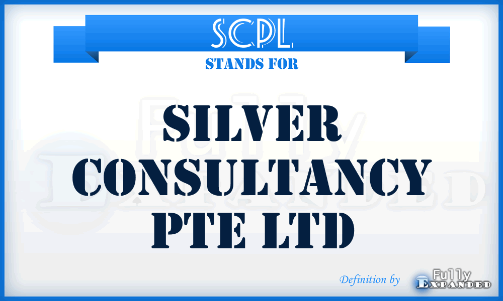 SCPL - Silver Consultancy Pte Ltd