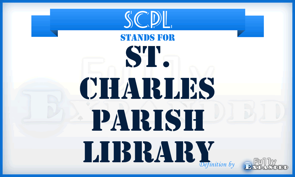 SCPL - St. Charles Parish Library