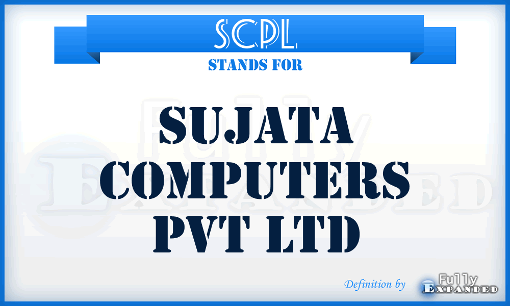 SCPL - Sujata Computers Pvt Ltd