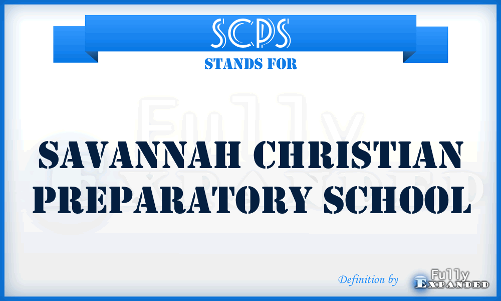 SCPS - Savannah Christian Preparatory School