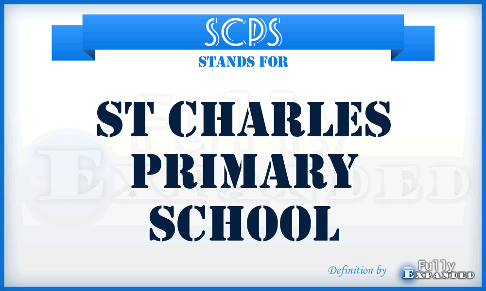 SCPS - St Charles Primary School