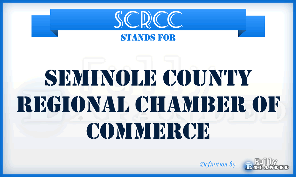 SCRCC - Seminole County Regional Chamber of Commerce