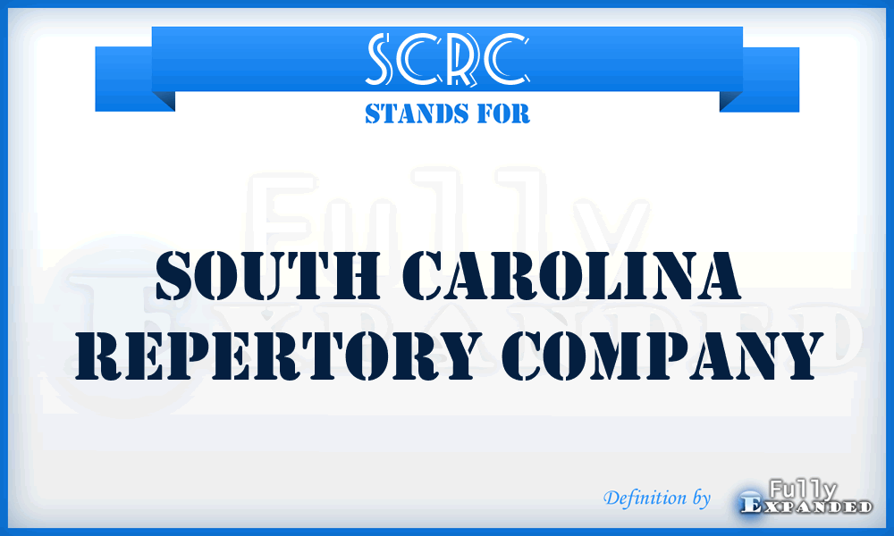 SCRC - South Carolina Repertory Company