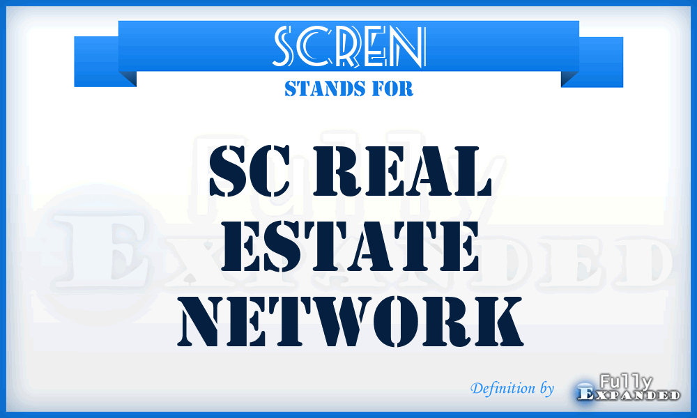 SCREN - SC Real Estate Network