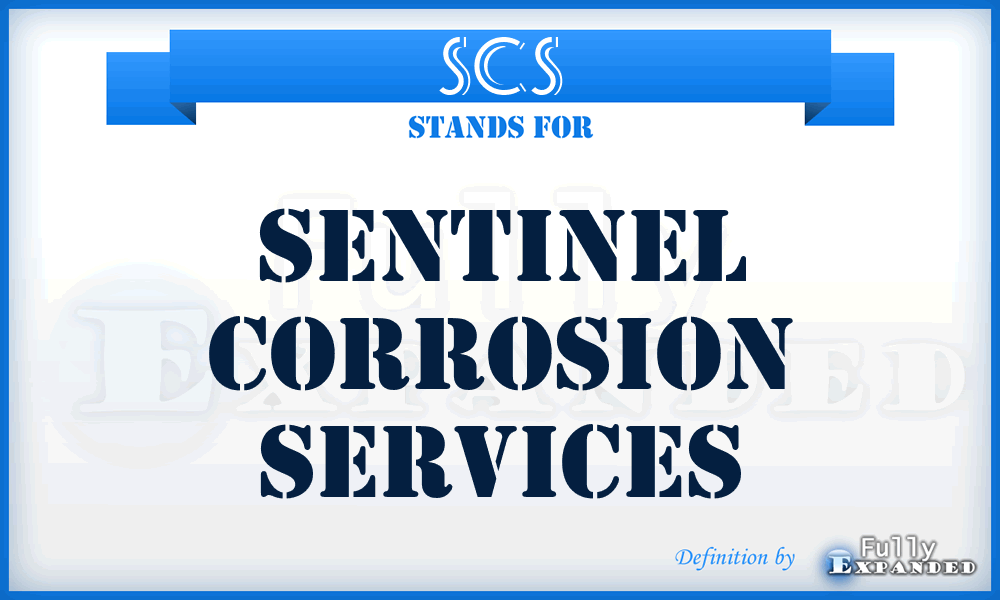 SCS - Sentinel Corrosion Services