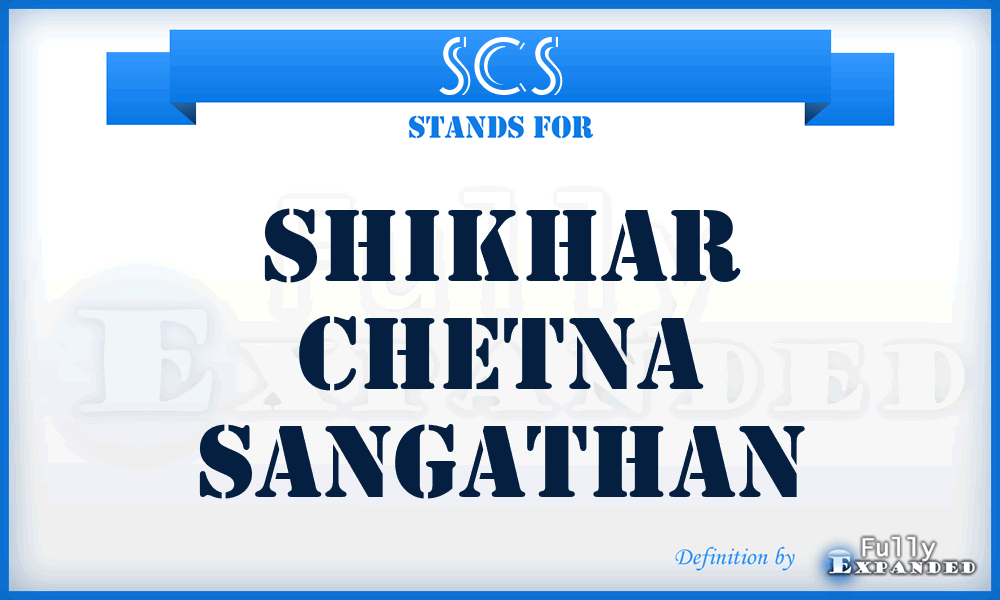 SCS - Shikhar Chetna Sangathan