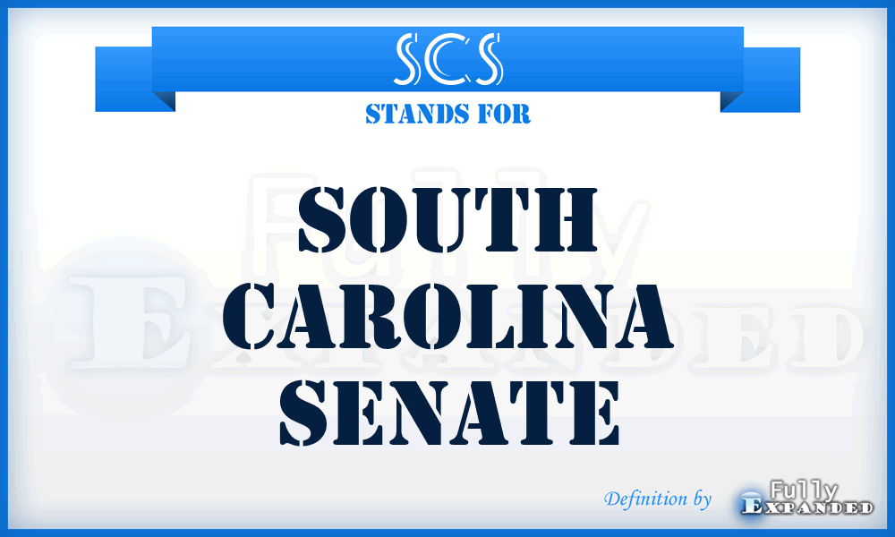 SCS - South Carolina Senate