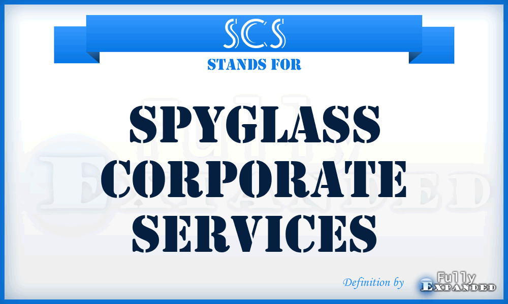 SCS - Spyglass Corporate Services