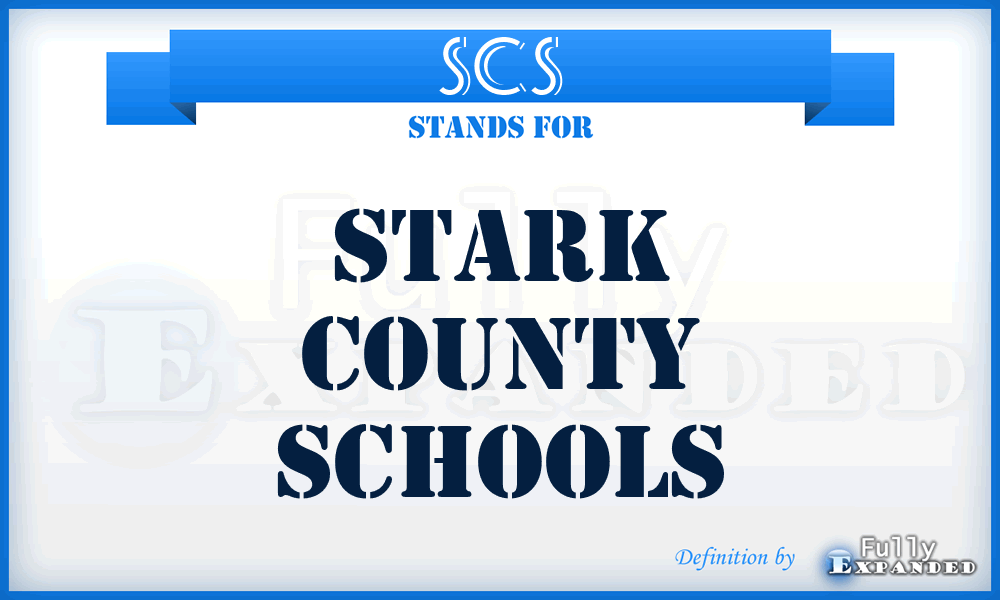 SCS - Stark County Schools