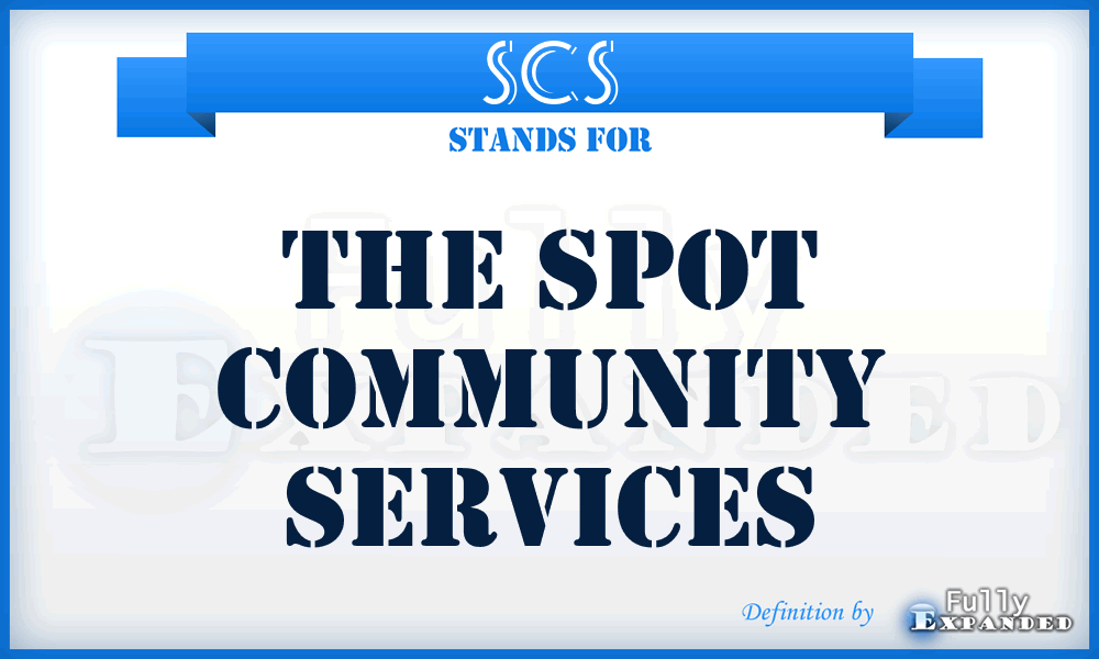 SCS - The Spot Community Services