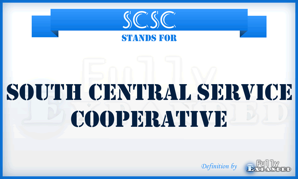 SCSC - South Central Service Cooperative