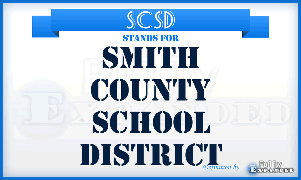 SCSD - Smith County School District