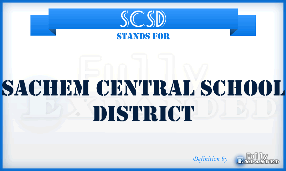 SCSD - Sachem Central School District