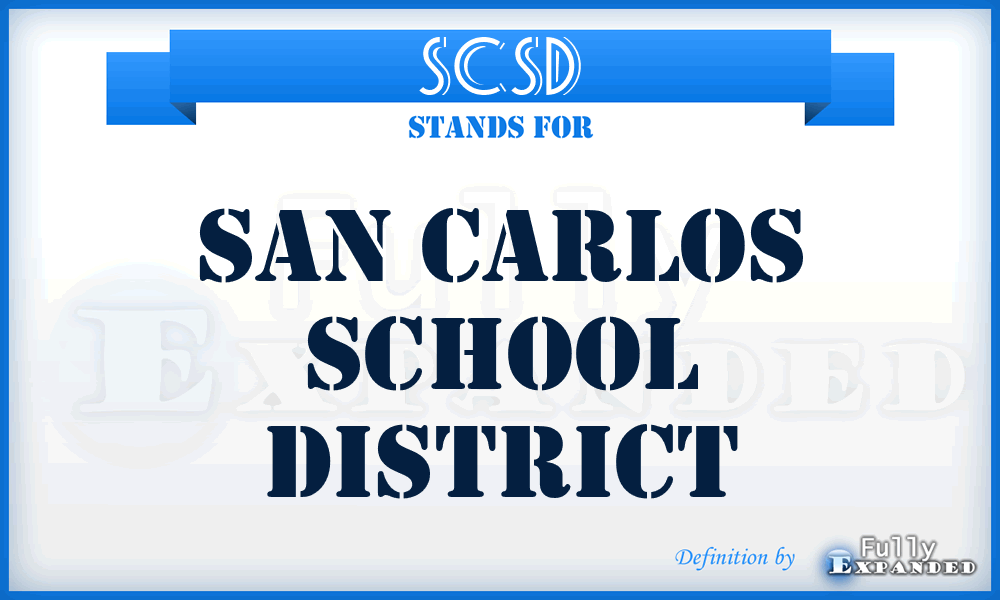SCSD - San Carlos School District