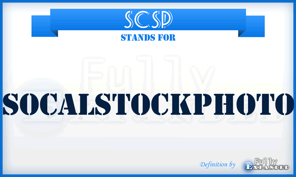 SCSP - SoCalStockPhoto