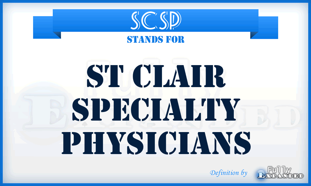 SCSP - St Clair Specialty Physicians