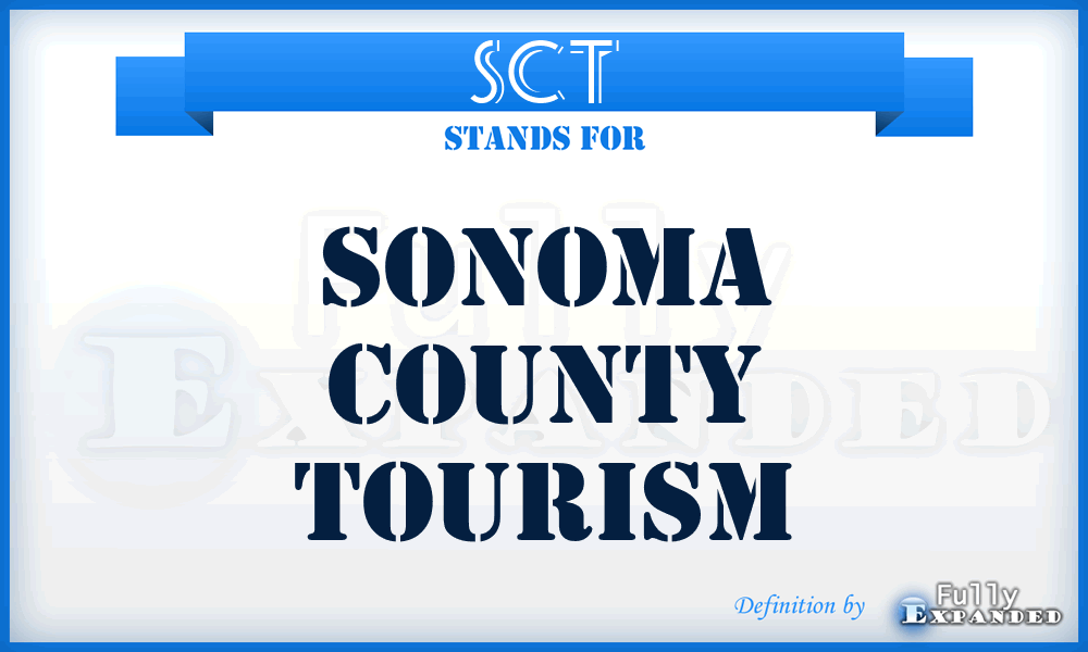 SCT - Sonoma County Tourism