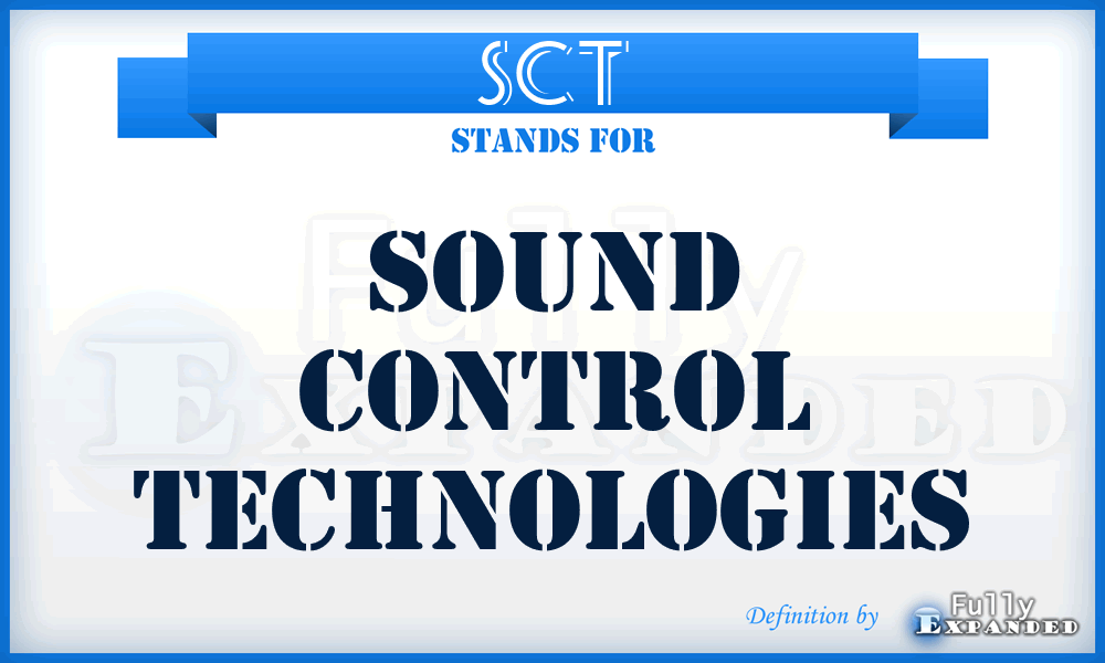 SCT - Sound Control Technologies